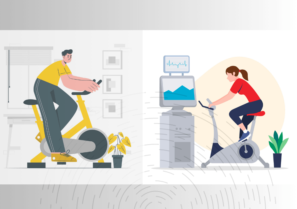 SPORTEX dviratis treniruoklis cardio
